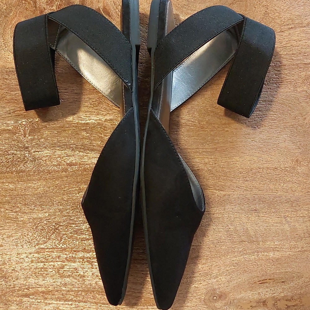 Worthington Globe Black Suede Ballet Flats - Picture 3 of 7